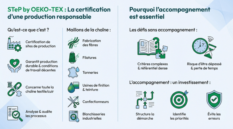 accompagnement OEKO-TEX STeP