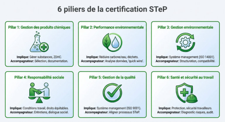 accompagnement OEKO-TEX STeP